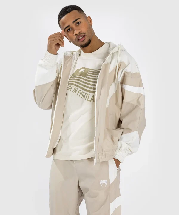 Black Venum Attack 90 Tracksuit Jacket with the Venum logo on the front