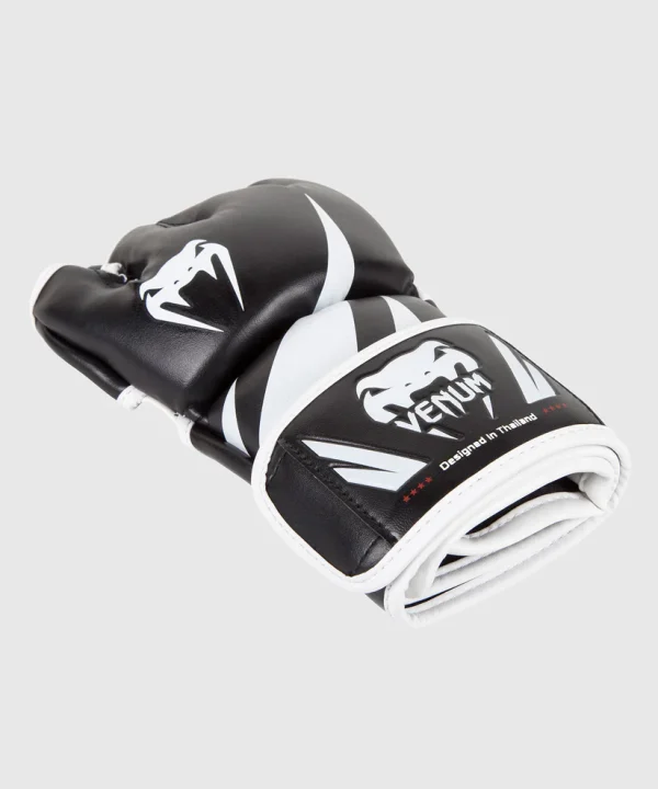 Black and white Venum Challenger MMA Gloves