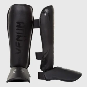 Venum Challenger Standup Shin Guards in combat sports setting