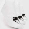 Venum Classic Footlet Socks Set Of 3 White 1 Three pairs of Venum Classic Footlet Socks in different colors