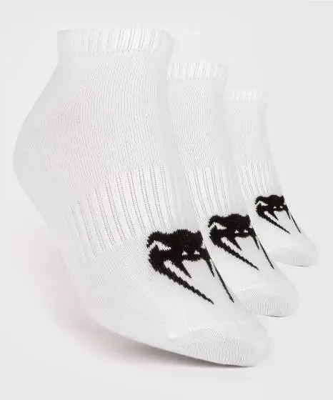 Venum Classic Footlet Socks Set Of 3 White 1 Three pairs of Venum Classic Footlet Socks in different colors