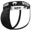 Venum Competitor Groin Guard and Support in black and silver color.