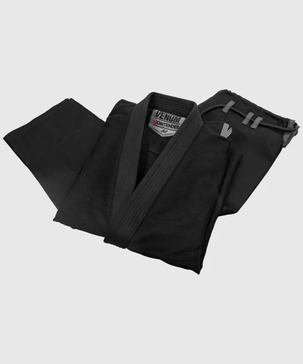 Venum Contender Evo Bjj Gi Black 3 Man wearing the Venum Contender Evo BJJ Gi in our shop.