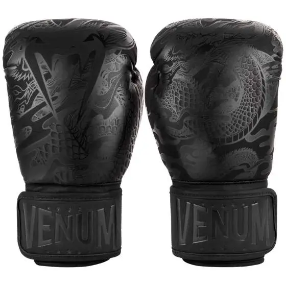 Venum Dragons Flight Boxing Gloves Black 2 Venum Dragons Flight Boxing Gloves on a white background