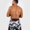 Venum Electron 3.0 Fight Shorts in blue and black design.