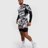 Venum Electron 3.0 Long Sleeve Rashguard on plain background