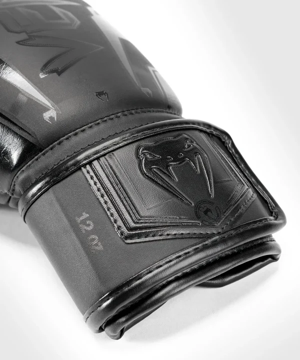 Venum Elite Evo Boxing Gloves Black 1 Pair of Venum Elite Evo Boxing Gloves on a white background