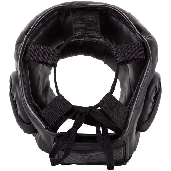 Venum Elite Iron Headgear Head Guard on a neutral background