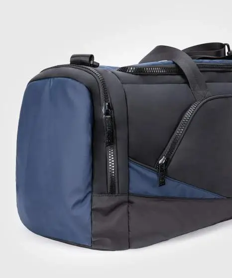 Venum Evo 2 Trainer Lite Sports Duffle Bag Black Blue 5 Venum Evo 2 Trainer Lite Sports Duffle Bag in black and white color