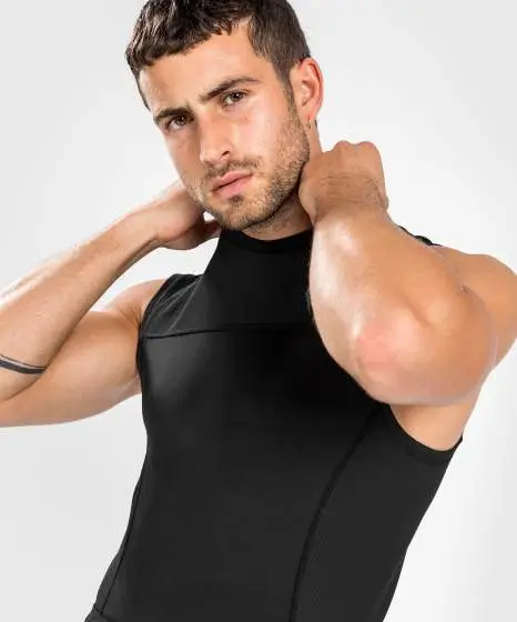 Venum G Fit Air Sleeveless Rashguard Black 3 Image of Venum G-Fit Air Sleeveless Rashguard