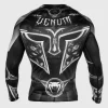 Venum Gladiator 3 0 Long Sleeve Rash Guard Black White 3 Man wearing Venum Gladiator 3.0 Long Sleeve Rash Guard