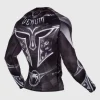 Venum Gladiator 3 0 Long Sleeve Rash Guard Black White 5 Black Venum Gladiator 3.0 Long Sleeve Rash Guard with white and red design
