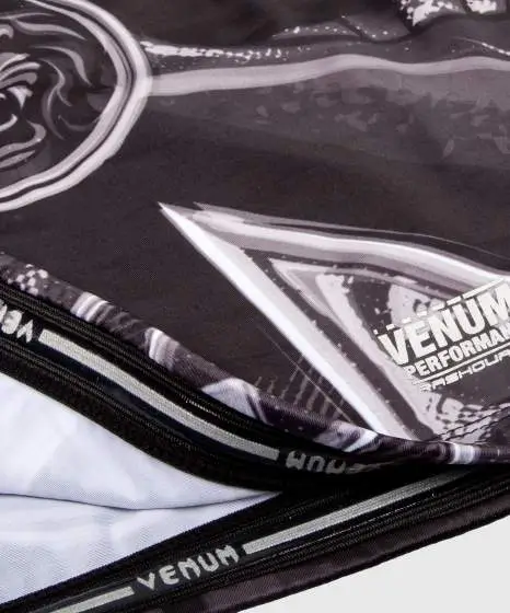 Venum Gladiator 3 0 Long Sleeve Rash Guard Black White 8 Venum Gladiator 3.0 Long Sleeve Rash Guard on white background