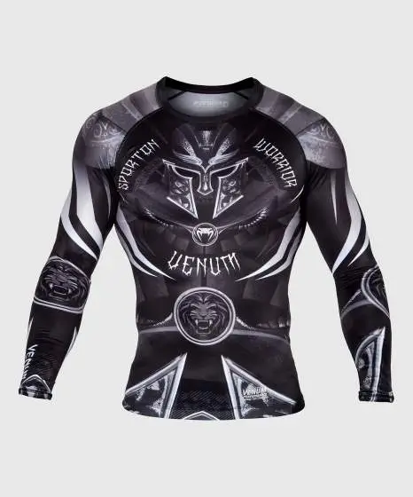 Venum Gladiator 3.0 Rash Guard Long Sleeve Venum Gladiator 3.0 Long Sleeve Rash Guard on a white background