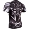 Venum Gladiator 3.0 Short Sleeve Rash Guard on plain background