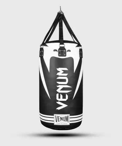 A Venum Hurricane Heavy Duty Punch Bag hanging in a gym setting