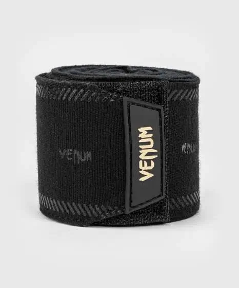 Venum Impact Evo Hand Wraps Black 2 Venum Impact Evo Hand Wraps wrapped neatly