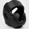 Venum Impact Evo Headgear Head Guard Black 1 Man wearing Venum Impact Evo Headgear Head Guard