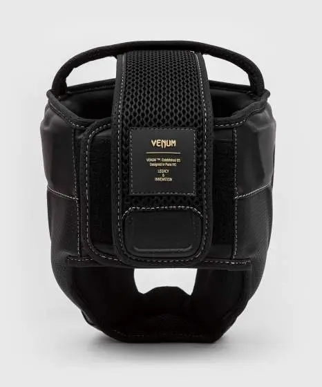 Venum Impact Evo Headgear Head Guard Black 3 Venum Impact Evo Headgear Head Guard on a white background