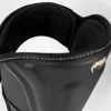 Venum Impact Evo Shinguards in striking black and white design