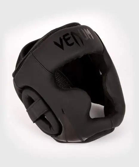 Child wearing Venum Kids Challenger Headgear Headguard