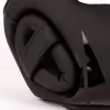 Child wearing Venum Kids Challenger Headgear Headguard for boxing