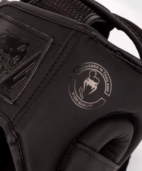 Child wearing a Venum Kids Challenger Headgear Headguard