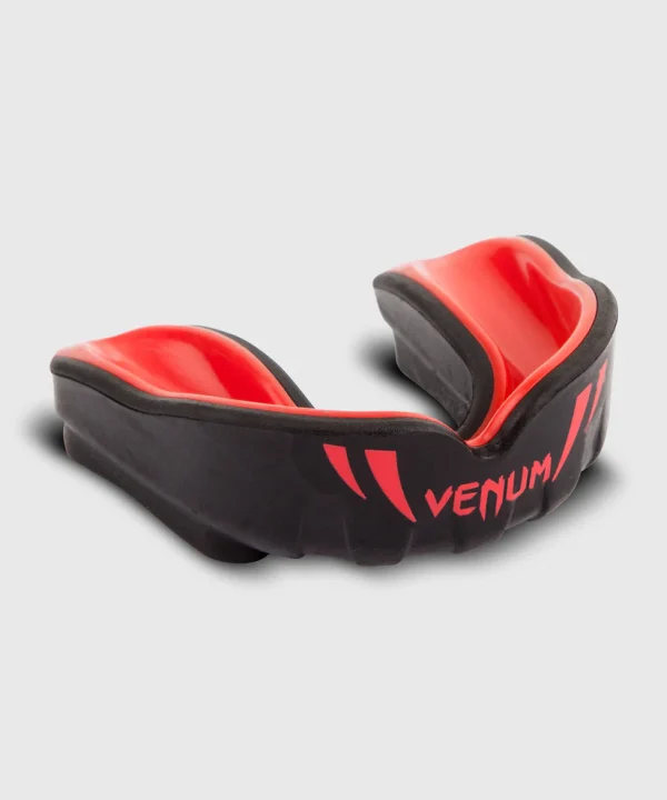 Venum Kids Challenger Mouth Guard Black Red 1 Venum Kids Challenger Mouth Guard on white background
