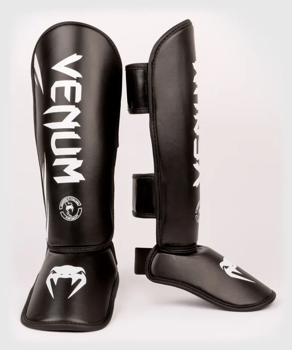 Venum Kids Challenger Shin Guards in action