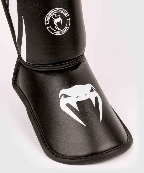 Venum Kids Challenger Shin Guards in action