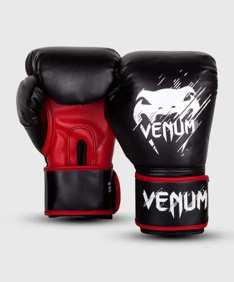 Kid wearing Venum Kids Contender Boxing Gloves