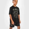 Venum Kids Gorilla Jungle T Shirt Black Sand 1 Child wearing Venum Kids Gorilla Jungle T-Shirt