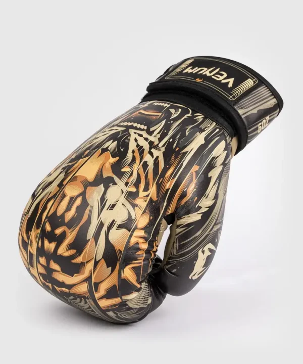 Venum Kids Tiger Boxing Gloves on a white background