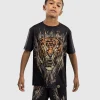 Venum Kids Tiger Dry Tech T Shirt Black Orange 4 Venum Kids Tiger Dry Tech T-Shirt in vibrant color