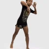 Venum Kids Tiger Short Sleeve Rash Guard Black Orange 5 Kid in Venum Tiger Short Sleeve Rash Guard