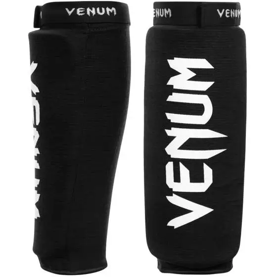 Venum Kontact Cotton Shin Guards without foot coverage