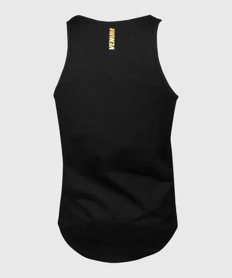 Venum Muay Thai Vt Tank Top Black Gold 2 Venum Muay Thai VT Tank Top in black color