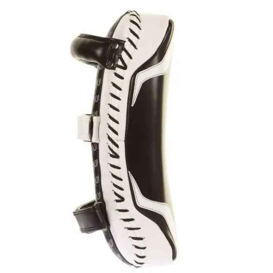 Venum Premium Absolute Kick Pads in black and white color