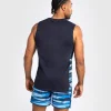 Venum Rapid Mens Tank Top Blue 2 Man wearing Venum Rapid Men's Tank Top