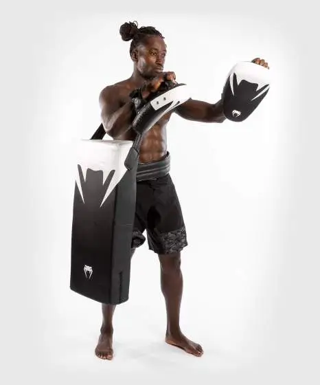 Venum Satchel Kick Shield Black White 5 Venum Satchel Kick Shield for martial arts training
