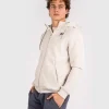 Man wearing Venum Strikeland Full Zip Hoodie