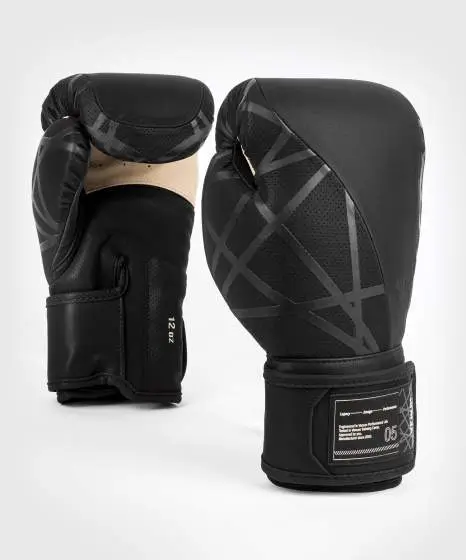 Venum Tecmo 2 0 Boxing Gloves Black 2 Venum Tecmo 2.0 Boxing Gloves in ring corner