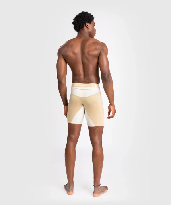 Venum Tempest Mens Vale Tudo Shorts Beige Sand 5 Venum Tempest Men's Vale Tudo Shorts on a plain background