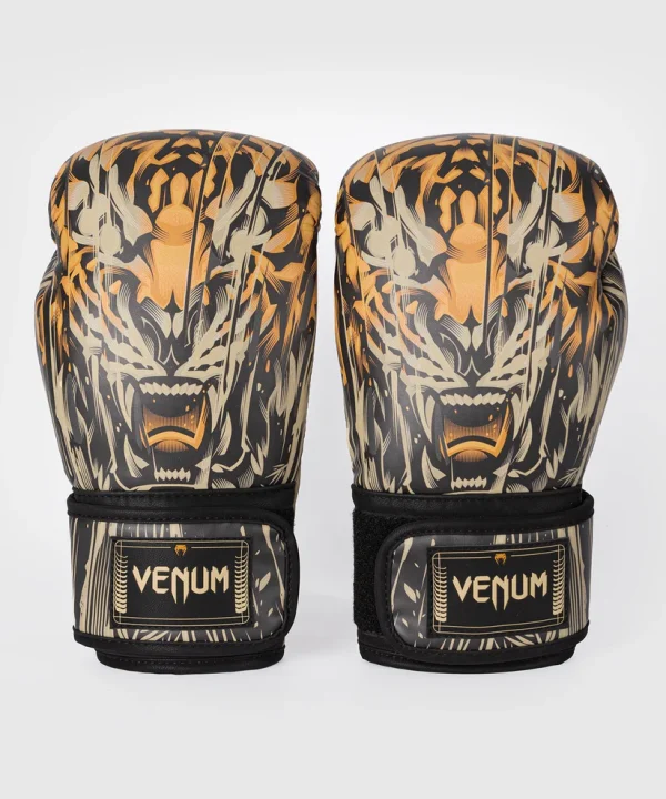 Venum Tiger Boxing Gloves Black Orange 3 Black and white Venum Tiger boxing gloves