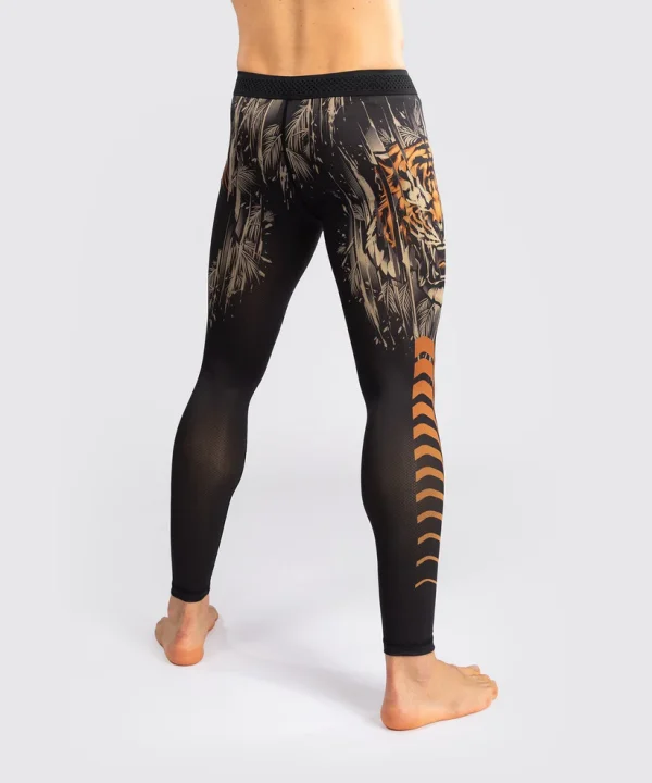 Man wearing Venum Tiger Men's Spats Compression Tights