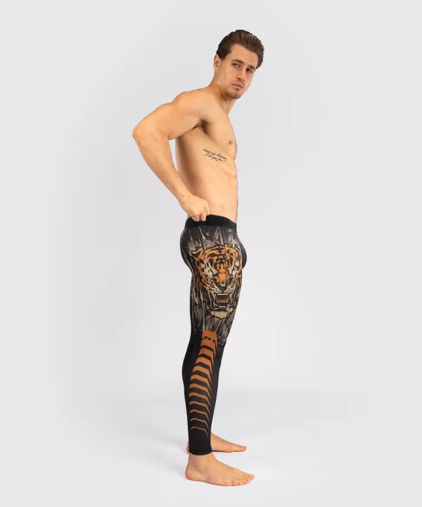 Venum Tiger Men's Spats Compression Tights on a model