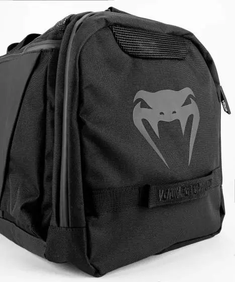 Venum Trainer Lite Evo Sports Duffle Bag Black 4 Venum Trainer Lite Evo Sports Duffle Bag in black color