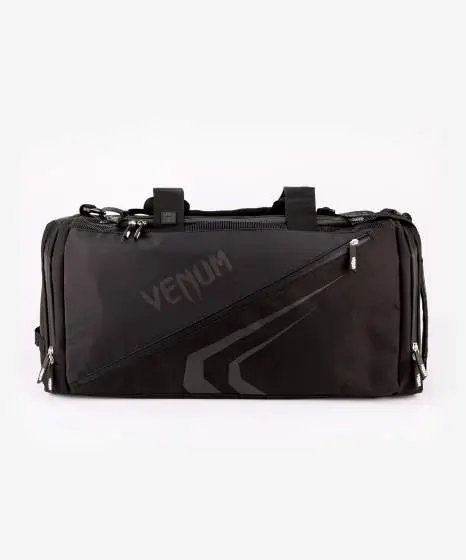 Venum Trainer Lite Evo Sports Duffle Bag Venum Trainer Lite Evo Sports Duffle Bag in black and grey