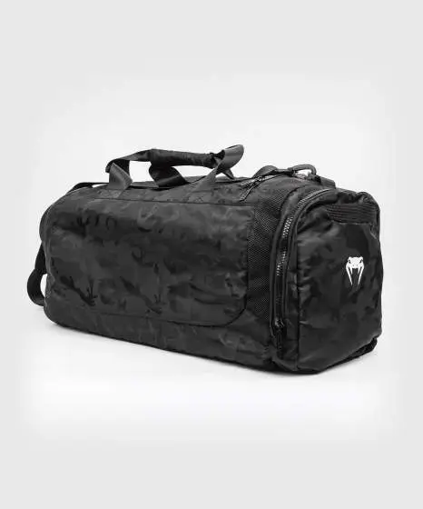 Venum Trainer Lite Sports Duffel Bag Black Camo 2 Venum Trainer Lite Sports Duffel Bag in black color