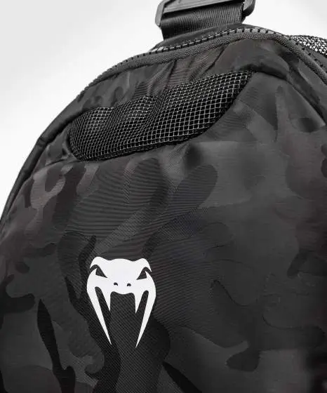 Venum Trainer Lite Sports Duffel Bag Black Camo 4 Venum Trainer Lite Sports Duffel Bag in sleek black design